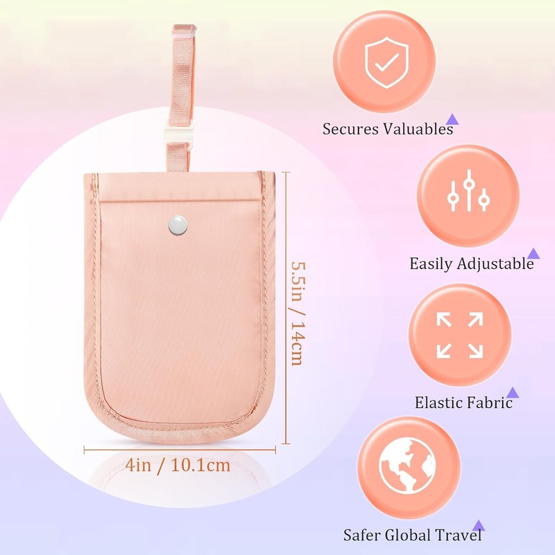Cartera de Sujetador Latente para Mujer 3 Bolsas de Viaje
