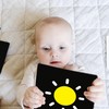 Spiggly High Contrast Baby Flashcards, Newborn Brain Development Toys, Visual