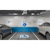 Exacompta 67113E Heavy Disabled Parking Sign Diameter 30 cm with
