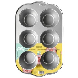 Molde Para Muffin Jumbo 6 Cavidades BAKE DARLING