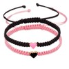 Couples Bracelets Matching Bracelets for Couples Braided String Bracelets Valentines