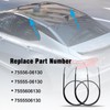 Roof Drip Moulding Seal Strips Weatherstrip Fit for Toyota Camry