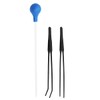 VOANZO 3 Pieces Tank Accessories Extra Long Tweezers for Aquarium