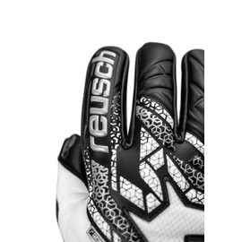 Reusch Attrakt Gold NC griffige und atmungsaktive Torwarthandschuhe Fußballhandschuhe für Erwachsene für Männer und Frauen geeignet für alle Wetterbedingungen und Spielfeldoberflächen