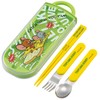 Skater EAT TACC2AG Children's Lunch Box Trio Set, Chopsticks, Spoon
