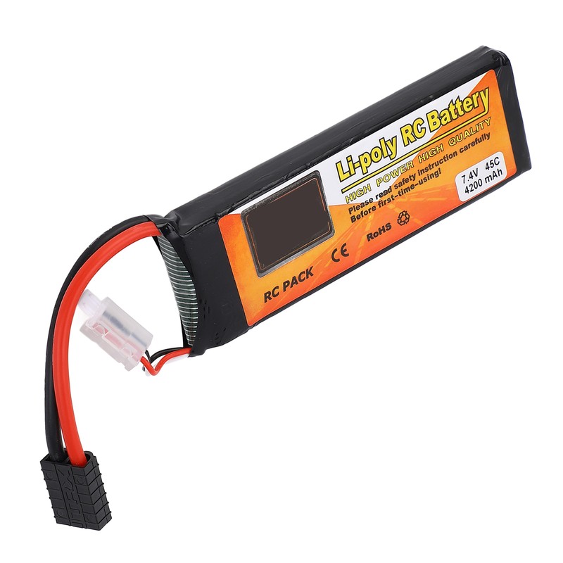 7.4V 4200mAh 45C 2S LiPo Battery FPV Racing Drone Lithium