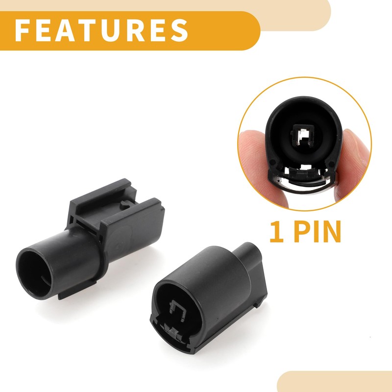Partuto A/C Compressor Connector Plug Inner Male Female Wire Terminal