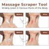 Clheatky Stainless Steel Muscle Scraper Set – 2-in-1 Gua Sha