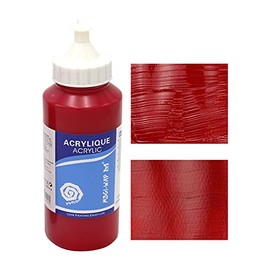 MAGI® Artist Acrylic Paint, 500 ml each, in 24 Fine Shades, Free Choice of Colours, Acrylic, Painting Paint in Dosing Container (10-crimson/purple red)