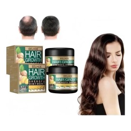 * Aceite Gengibre For Crecimiento Cabello Barba Calvicie 2pc