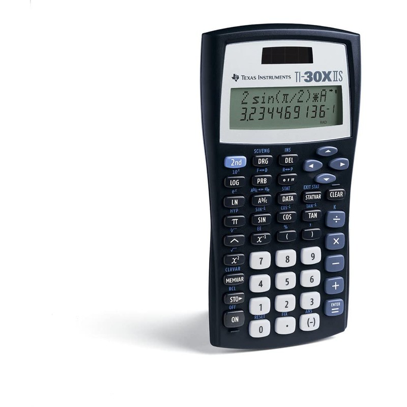 Texas Instruments TI-30 XIIS School Calculator, Dark Blue