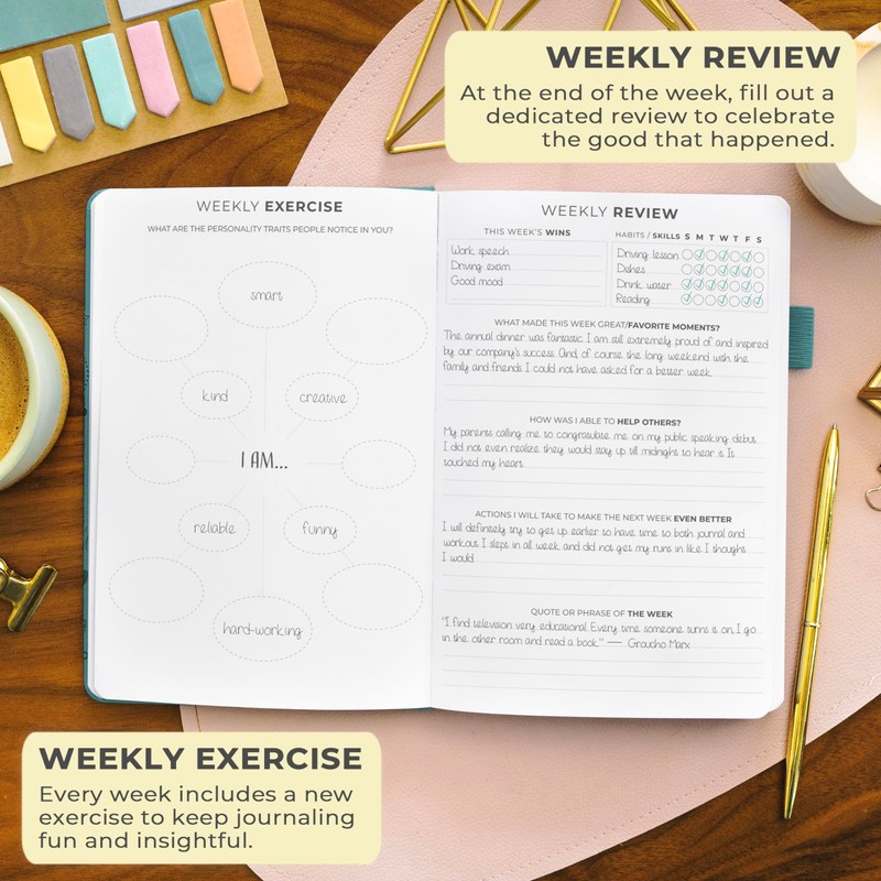 Clever Fox Gratitude Journal – Happiness, Positivity & Affirmation Daily