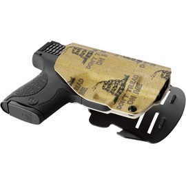 We The People Holsters - Gadsden Flag - Left Hand - OWB Holster Compatible with Glock 17/19 / 44 w/Surefire X300U-A Light RDS