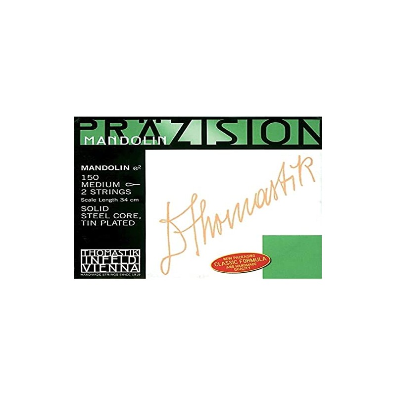 Thomastik-Infeld 152W Mandolin (By Two) Steel Core, Chrome Flat Wound