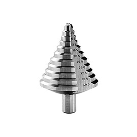 FACOM Step Drill Bit 6.5-40.5 mm 11 Steps, 1 Piece, 678006