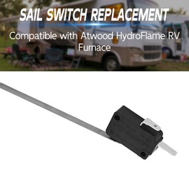 VIKKSAER RV Camper Furnace Sail Switch 36680, Compatible with Atwood & HydroFlame Furnaces, Replace#36133, 31377