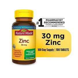 Nature Made Zinc 30 mg (Pack of 4)