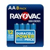 Rayovac High Energy AA Batteries (8 Pack), Double A Alkaline