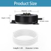 DaToo Aquarium LED Air Bubble Stone Disk Bubble Light 2