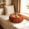 LANPU 24" Pumpkin Floor Cushion, Large Plush Round Pillow Seat
