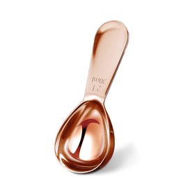 Short Handle Coffee Scoop for Ground Coffee Rose Gold 2 Tbsp Stainless Steel Measuring Coffee Spoon Coffee Bean Tea Sugar Flour Liquid