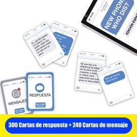 IMC Toys Whay Do You Meme? New Phone, Who Dis?, Card Game, Competition to Create the Funniest Messages, 100% Offline, Game for Adults Aged 17+