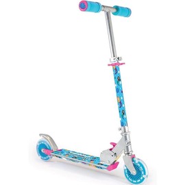 Ozbo Dinosaur Scooter with 2 Light Up Wheels. Adjustable Handlebar Height 28.5" - 32.5" - Style: Mermaid