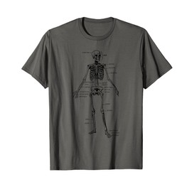Skeleton Skeletal System Anatomy Names of Bones T-Shirt