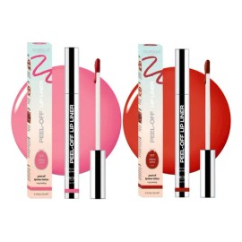 Lápiz Labial 3d Despegable - Mate Para Maquillaje Color 2pz                                                                                           