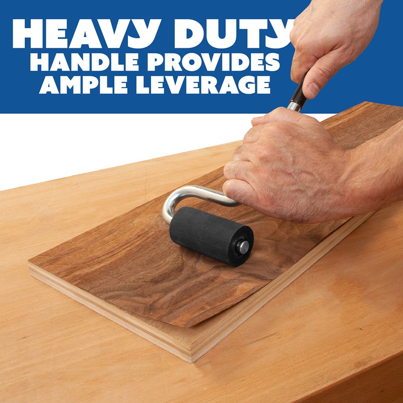 Fulton Long Handle J Roller with Thick Rubber Roller 1-1/2”