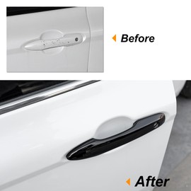 Spotrim Compatible with Toyota Camry 2018-2025 Snap-on Door Handle Covers Car Exterior Grab Handles Protection Shell for Corolla 2019-2024 Avalon Prius Venza Accessories (No Tape Needed)