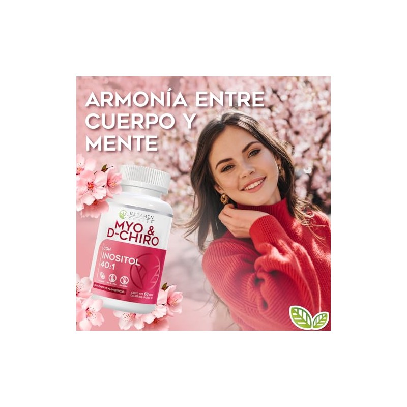 Suplemento Alimenticio Myo Chiro Inositol Capsulas 615