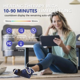 JOBYNA Ankle/Toe/Foot Warmer | Full Coverage Heated Foot Wrap |86-158â„‰ Cont...