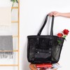 Tainehs Mesh Beach Tote Large Bag Shopping bags Grocery bag