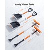 AstroAI 2" 1 Ice Scraper & Snow Shovel Kit, 47.2"