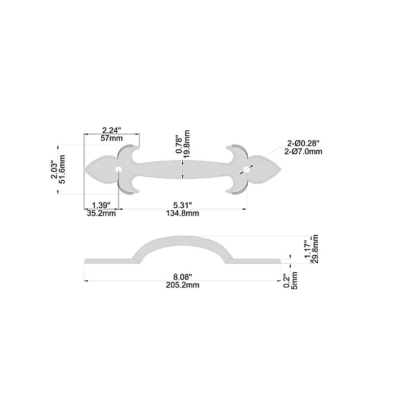 Everbilt Black Premium Decorative Garage Door Lift Pull Gate Door
