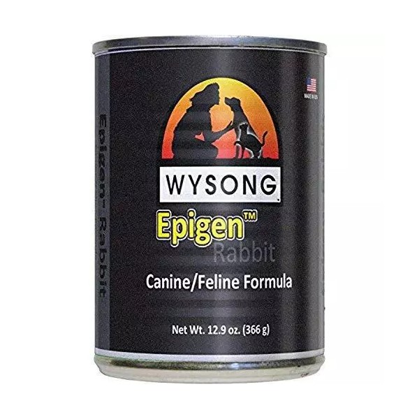 Wysong Epigen Rabbit Canine/Feline Canned Formula Dog/Cat/Ferret Food - 12.9