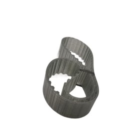 FENOQ Black Strap T10 1140 Polyurethane PU Steel Wire Synchronous Timing Belt Length 1140mm Width 20mm 28mm 35mm 114 Teeth Conveyor Belts (Size : Width 4mm)