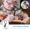 Folding Handheld Magnifying Glass with Light, 3X Large Rectangle Reading