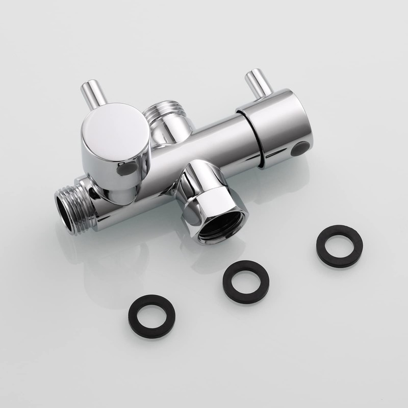 Tecmolog DSF014 2-Way Diverter Valve G 1/2 Brass Shut-Off Valve