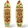 2 PCS Tiki Bar Surfboard Yard Signs Surfboard Beach Signs