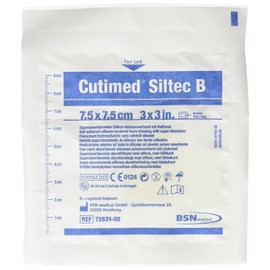 Cultimed Siltec CUT725N Cutimed Siltec B Dressing 7.5 x 7.5cm (Pack of 10)