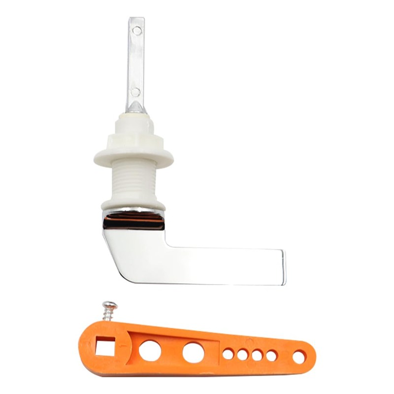 Alnicov Zinc Alloy Metal Handle, Adjustable Arm Handle for Toilet