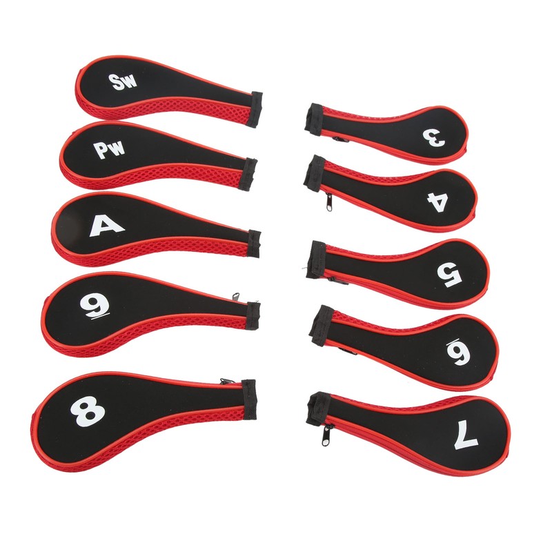 10Pcs Golf Club Head Cover Neoprene Golf Head Cover for