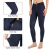 BEROY Pantalones de equitación con Parches de Rodilla para niñas