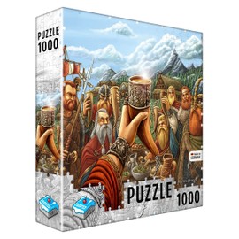 Frosted Games FRG00056 Jigsaw Puzzle: A Feast for Odin (1000 Pieces)