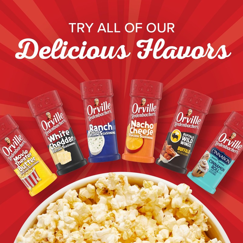 Orville Redenbacher's Popcorn Seasoning, Movie Theater Butter Flavor, 2.4 oz.