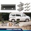 PIT66 Portable Toilets Mounting Bracket Toilets Hold-Down Kit Compatible with