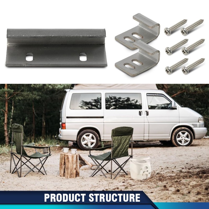 PIT66 Portable Toilets Mounting Bracket Toilets Hold-Down Kit Compatible with