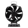 6 Blades Fireplace Fan Thermoelectric Module Wood Stove Fan Heat